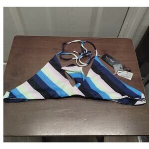 Tavik Swimwear NWT Size Small Multicolor Stripe Daydreamer Reversible Bikini Top